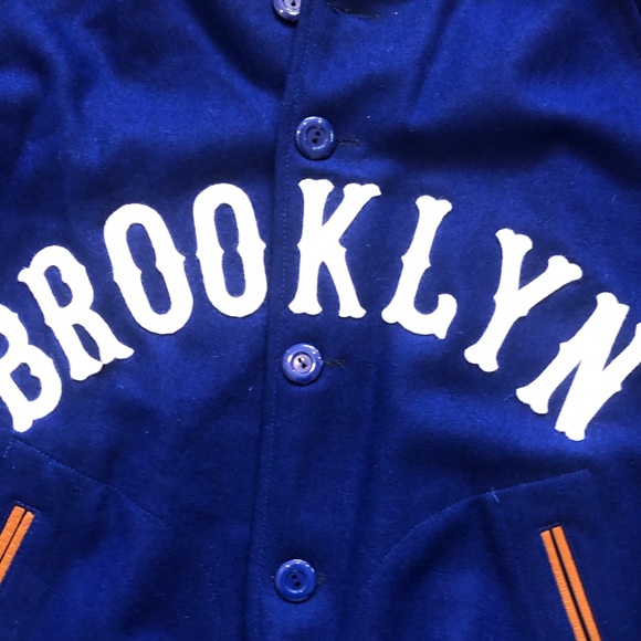 Ebbets Feild Flannel Wool Brooklyn Bomber -Size XL - Picture 4 of 4